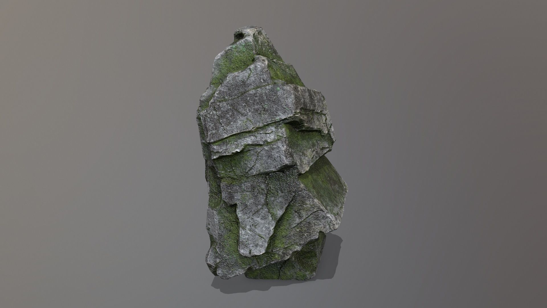 Rock Set Low-poly 3D model_7