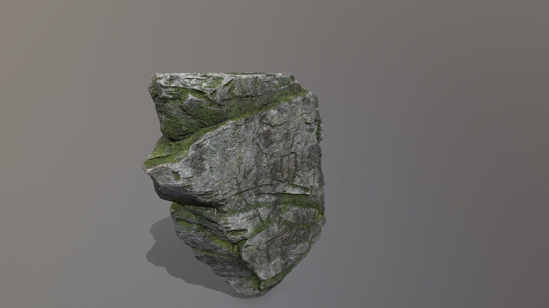 Rock Set Low-poly 3D model_10