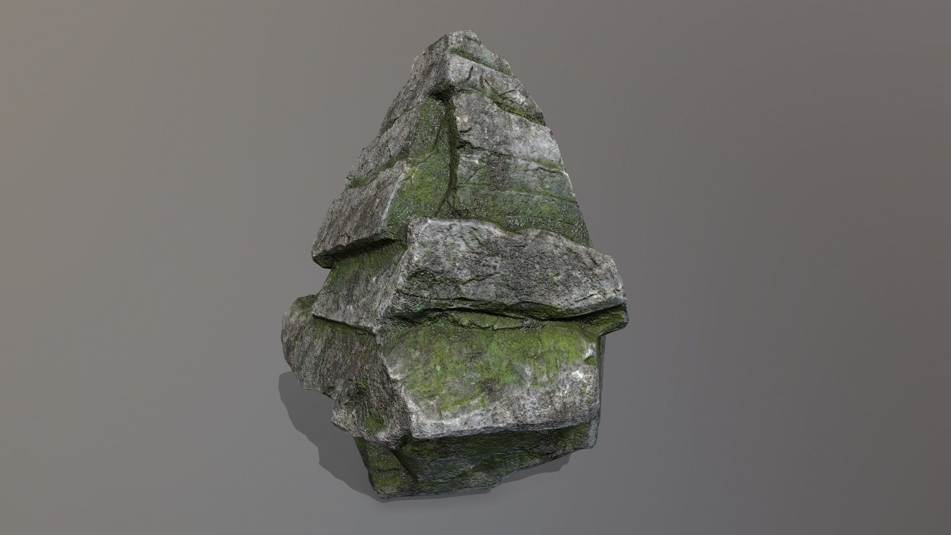 Rock Set Low-poly 3D model_17