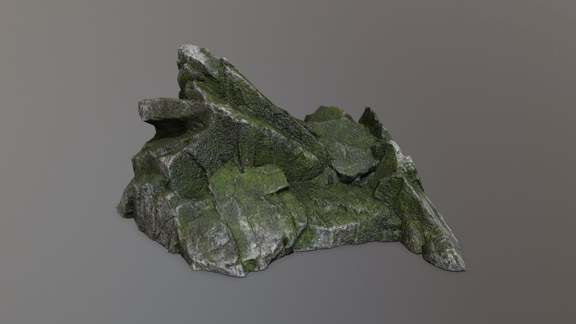 Rock Set Low-poly 3D model_2