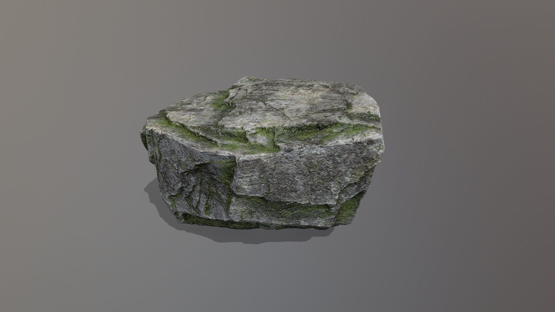 Rock Set Low-poly 3D model_25