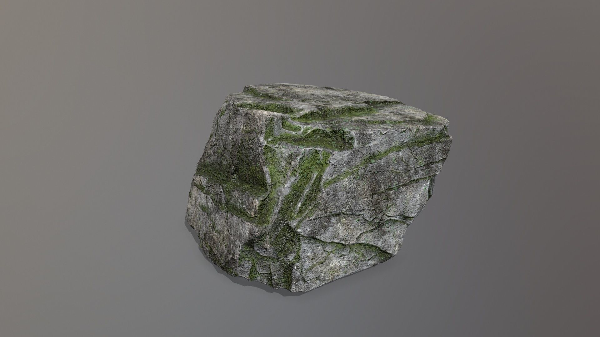 Rock Set Low-poly 3D model_22