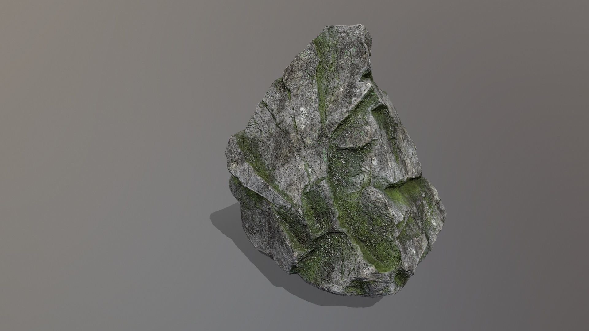 Rock Set Low-poly 3D model_16