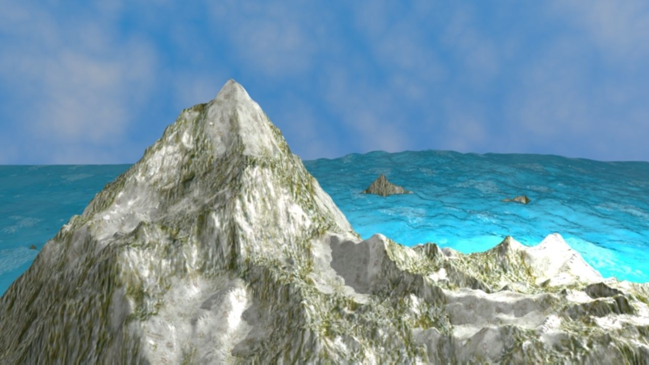 NMA Island Rock 001 Sandy Preset 01 Low-poly 3D model_4