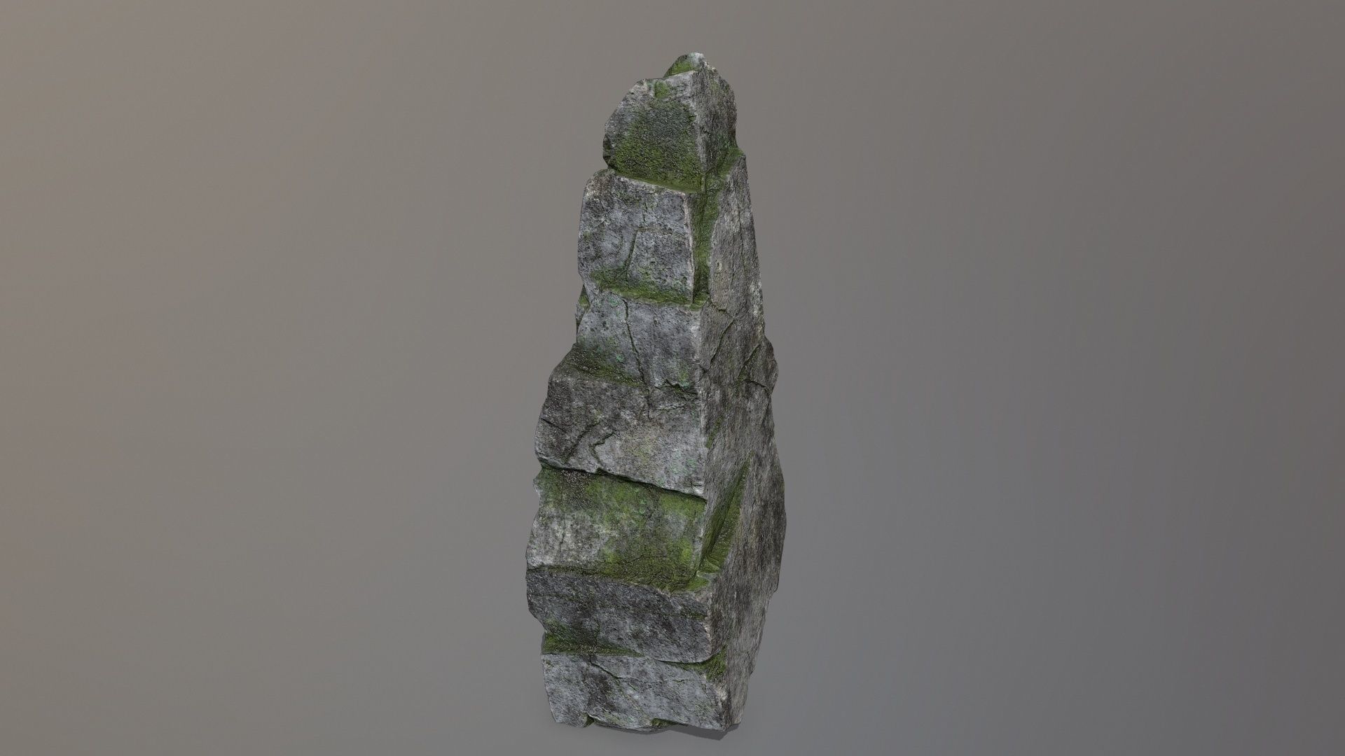 Rock Set Low-poly 3D model_27