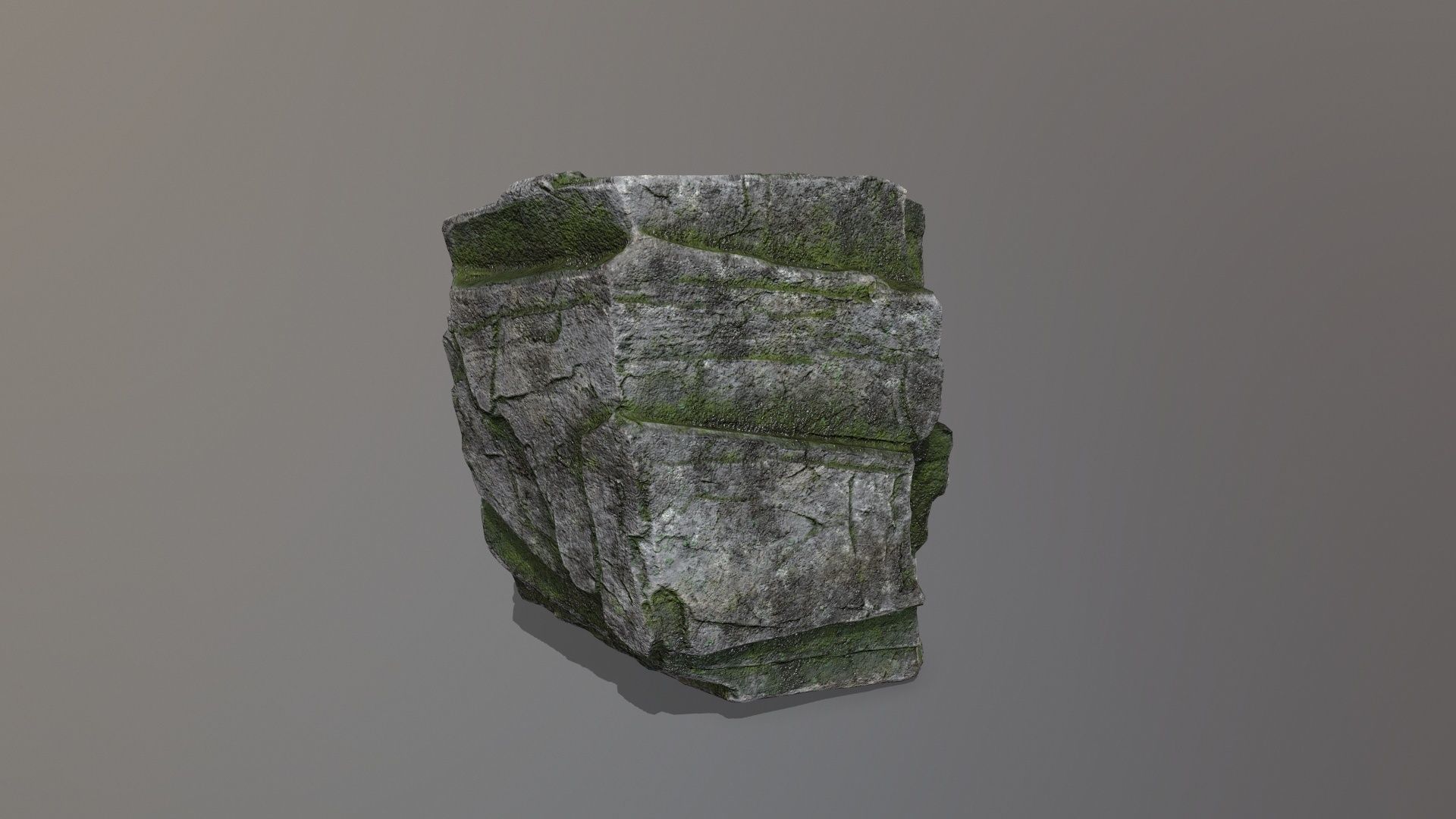 Rock Set Low-poly 3D model_12
