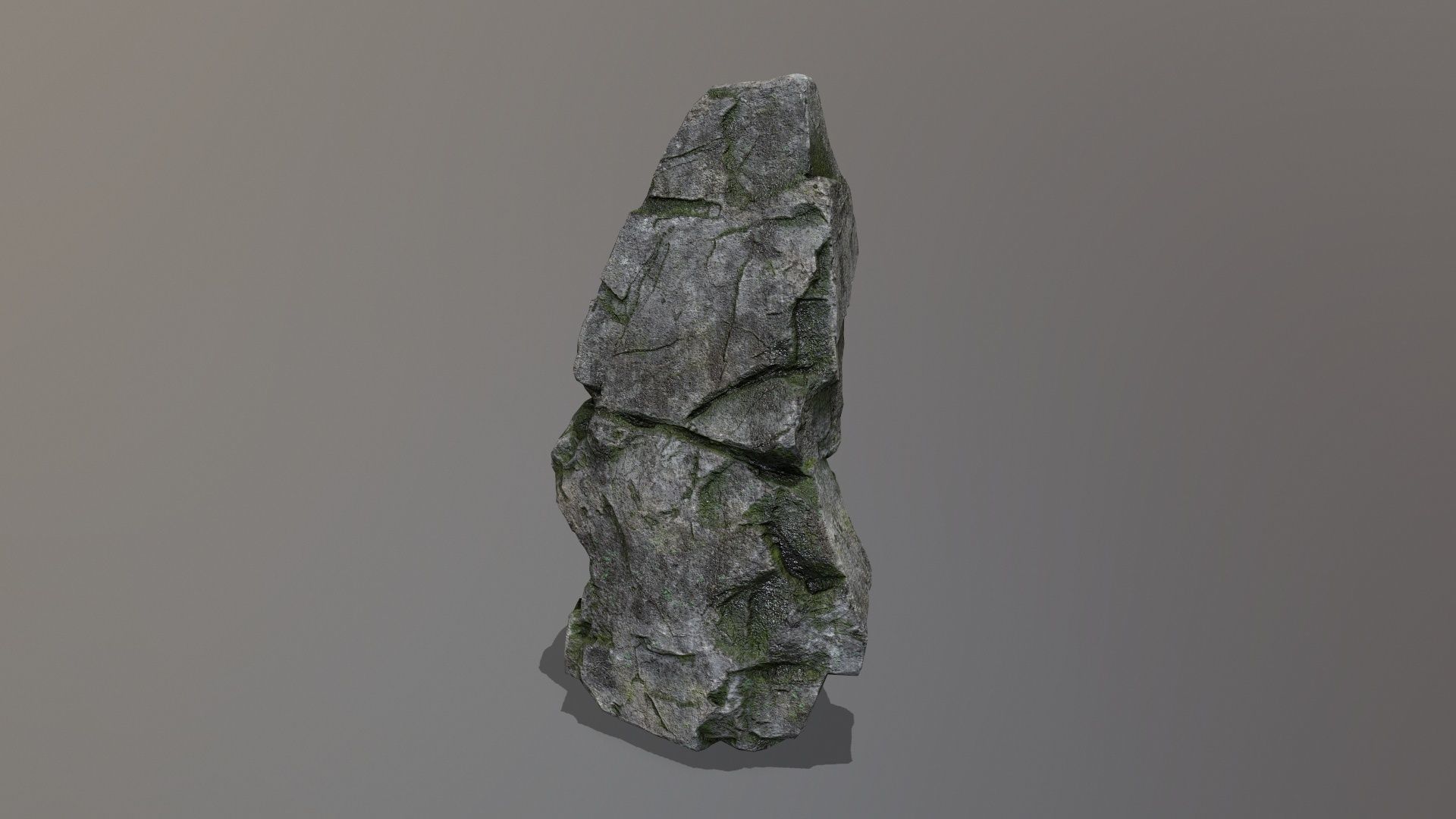 Rock Set Low-poly 3D model_7