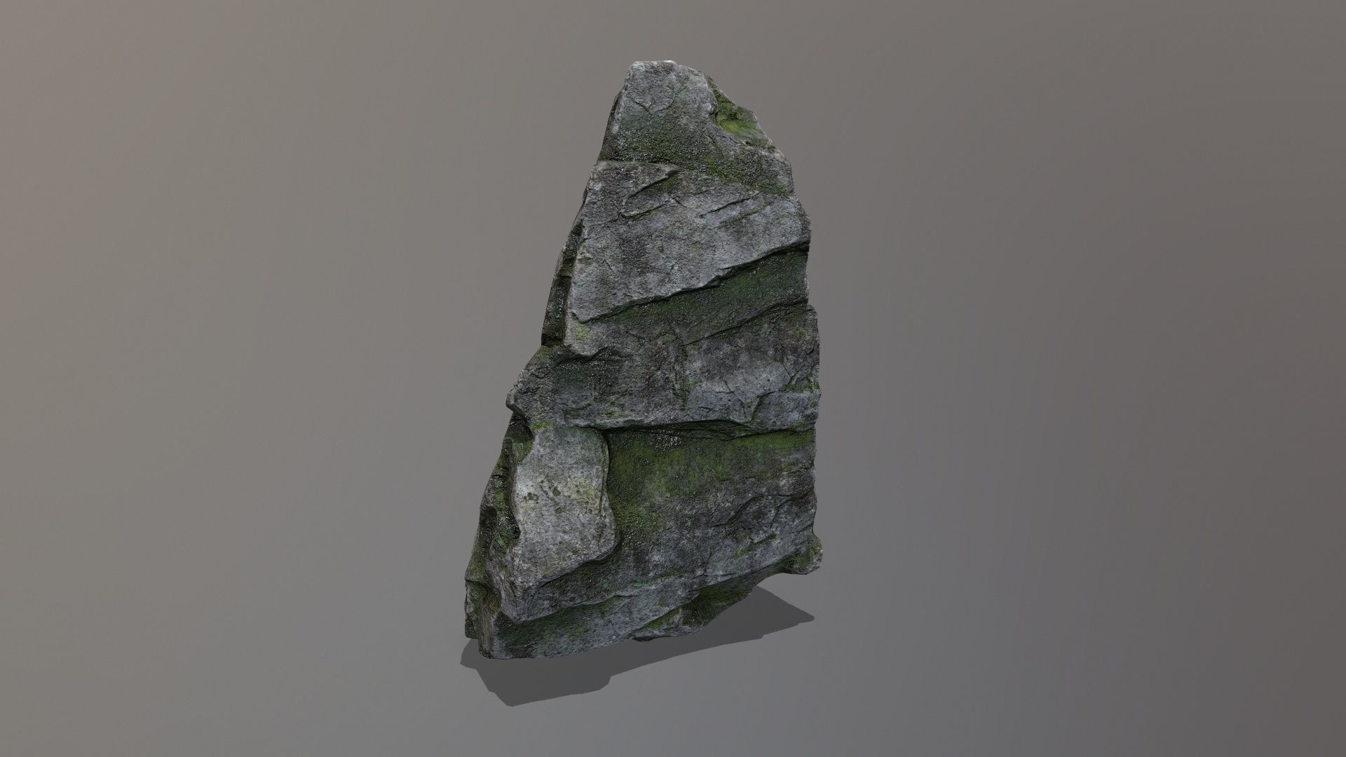 Rock Set Low-poly 3D model_8