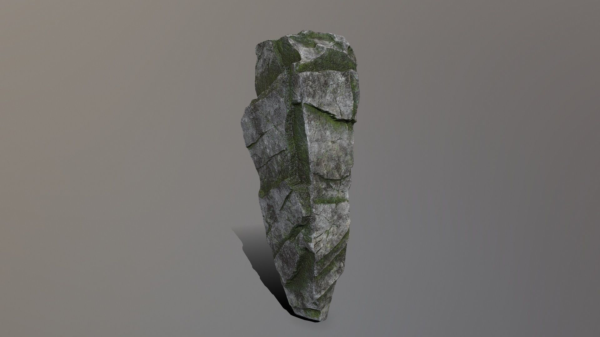 Rock Set Low-poly 3D model_36