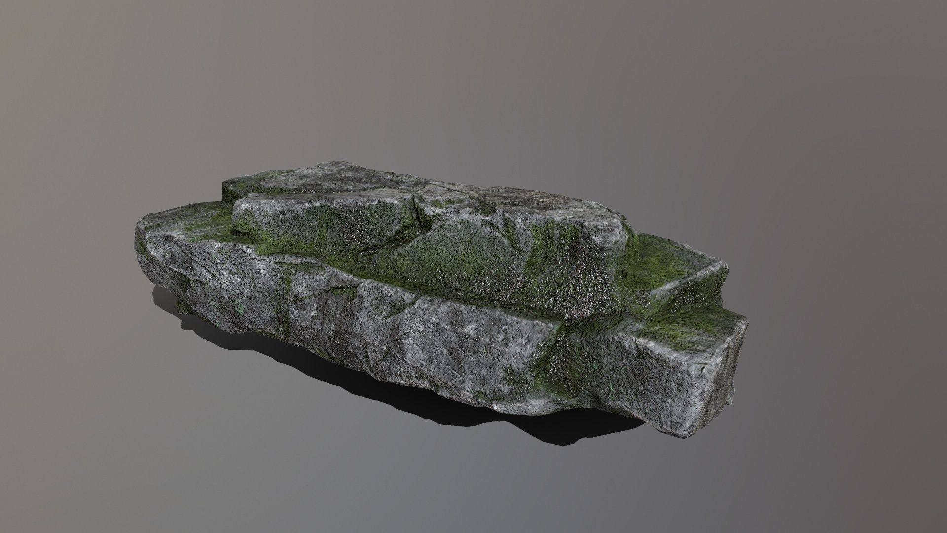 Rock Set Low-poly 3D model_12