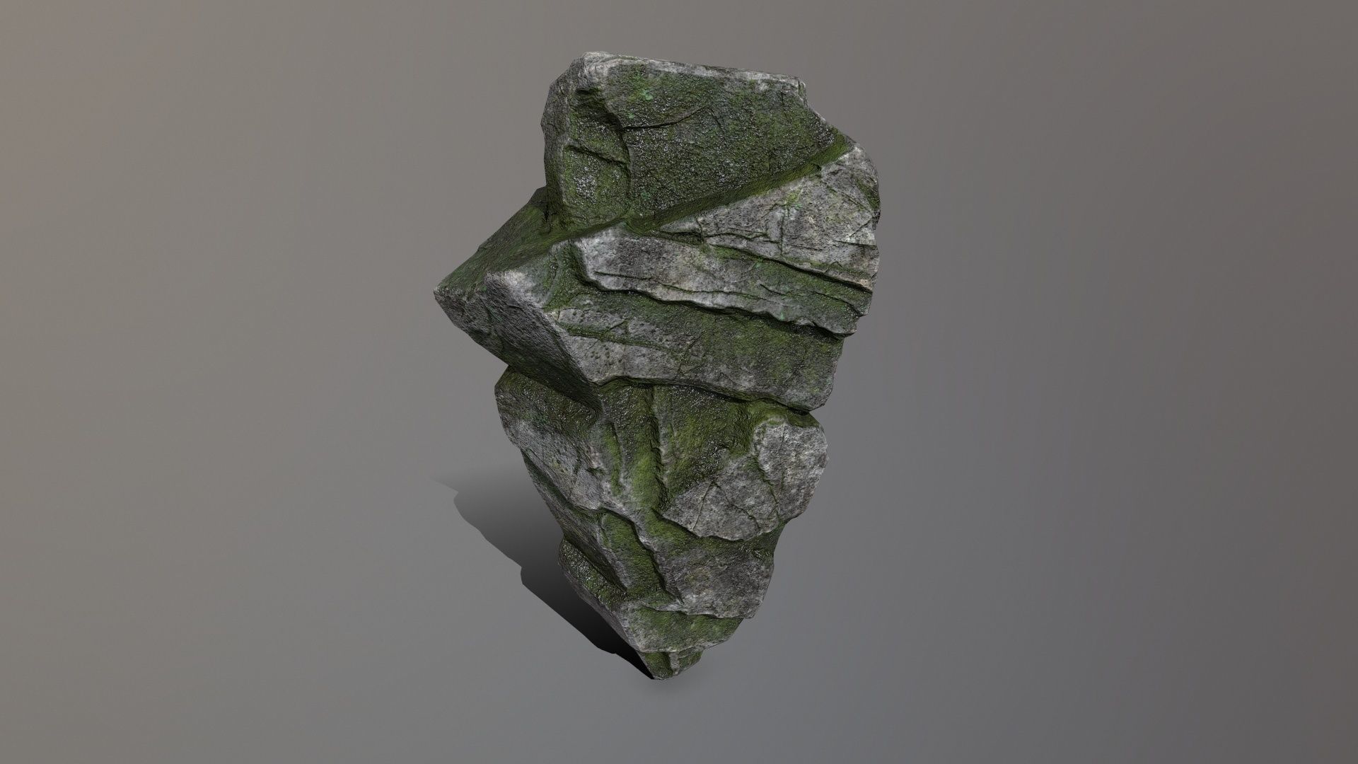 Rock Set Low-poly 3D model_13