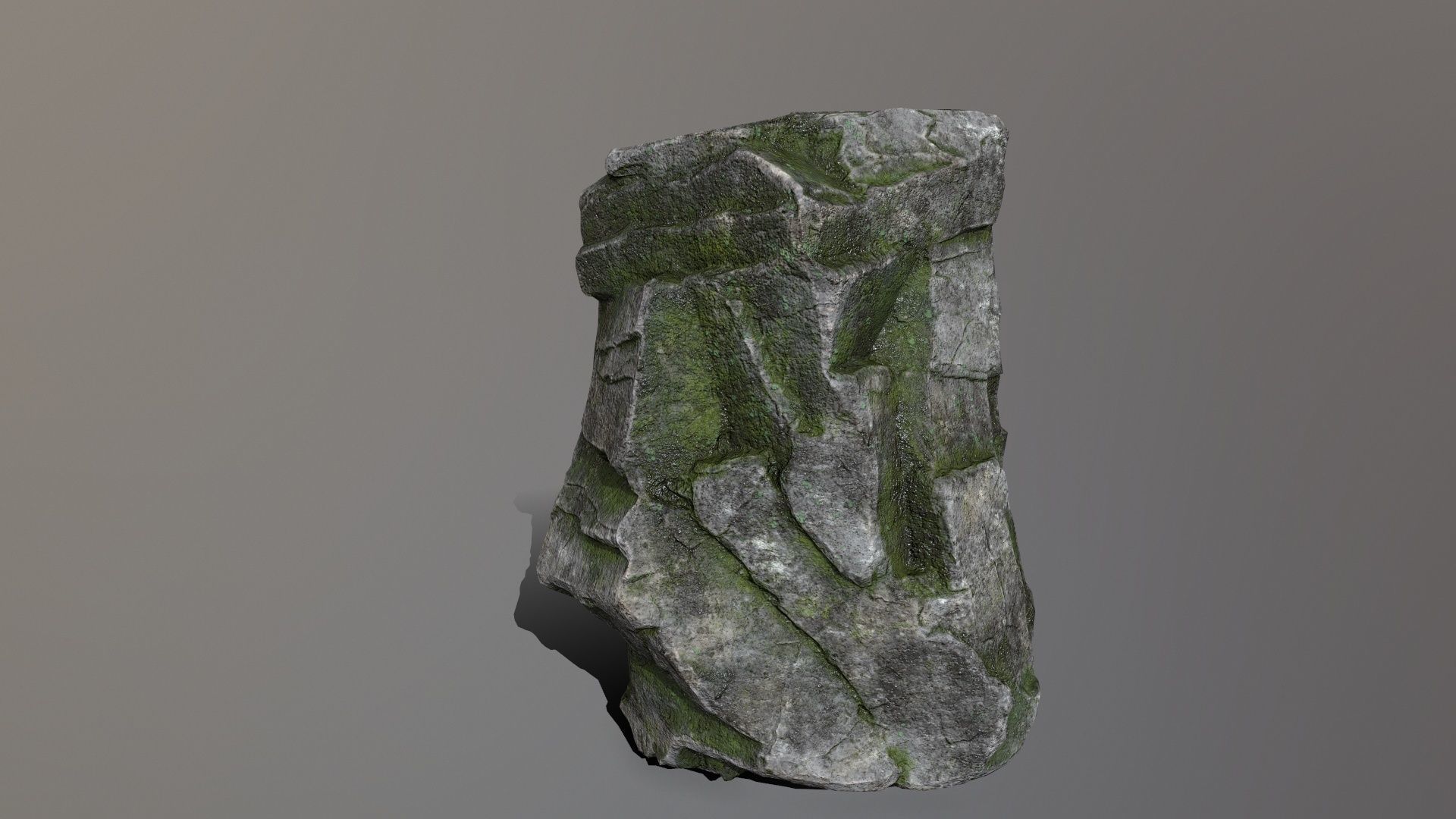 Rock Set Low-poly 3D model_29