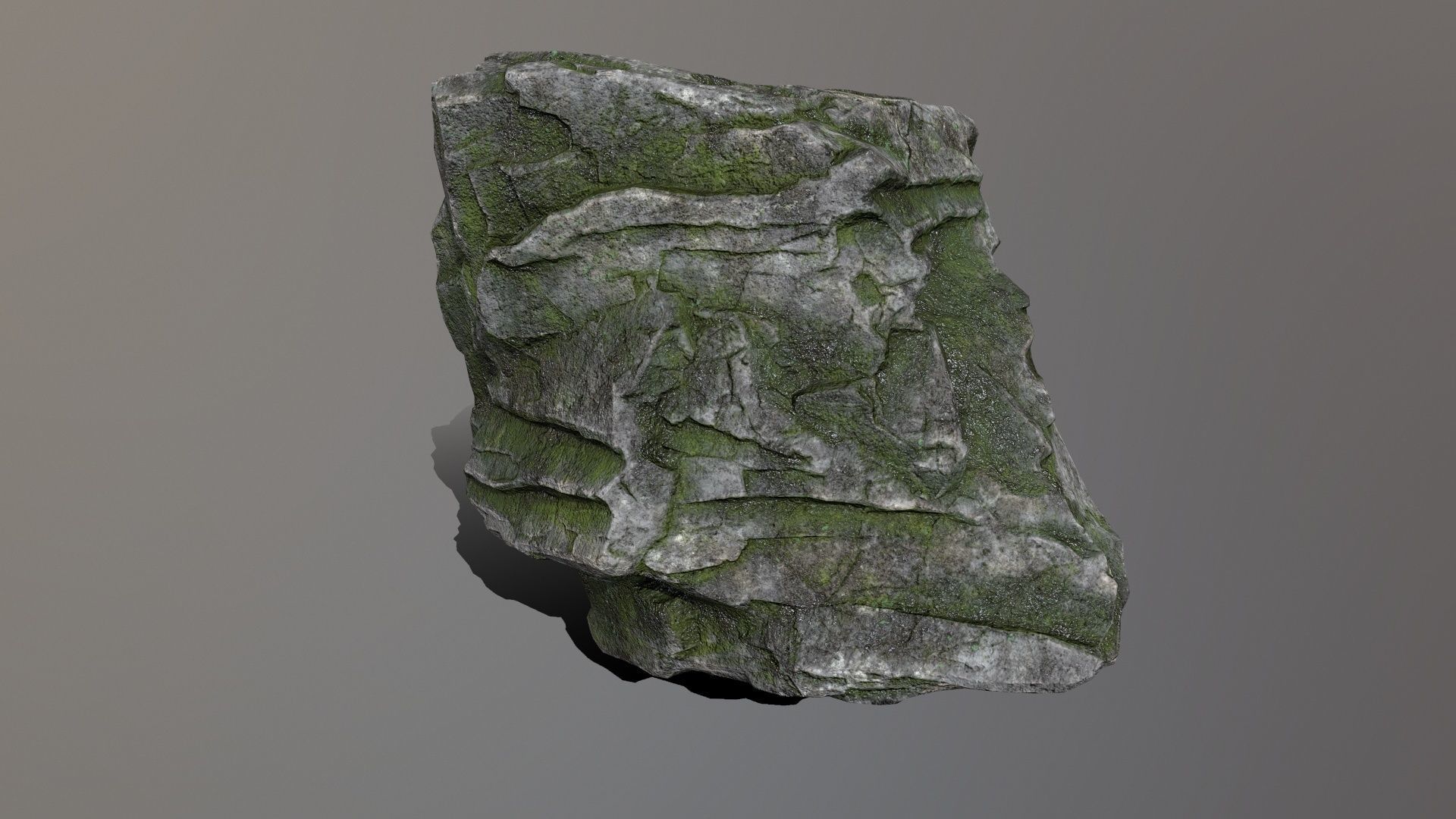 Rock Set Low-poly 3D model_33