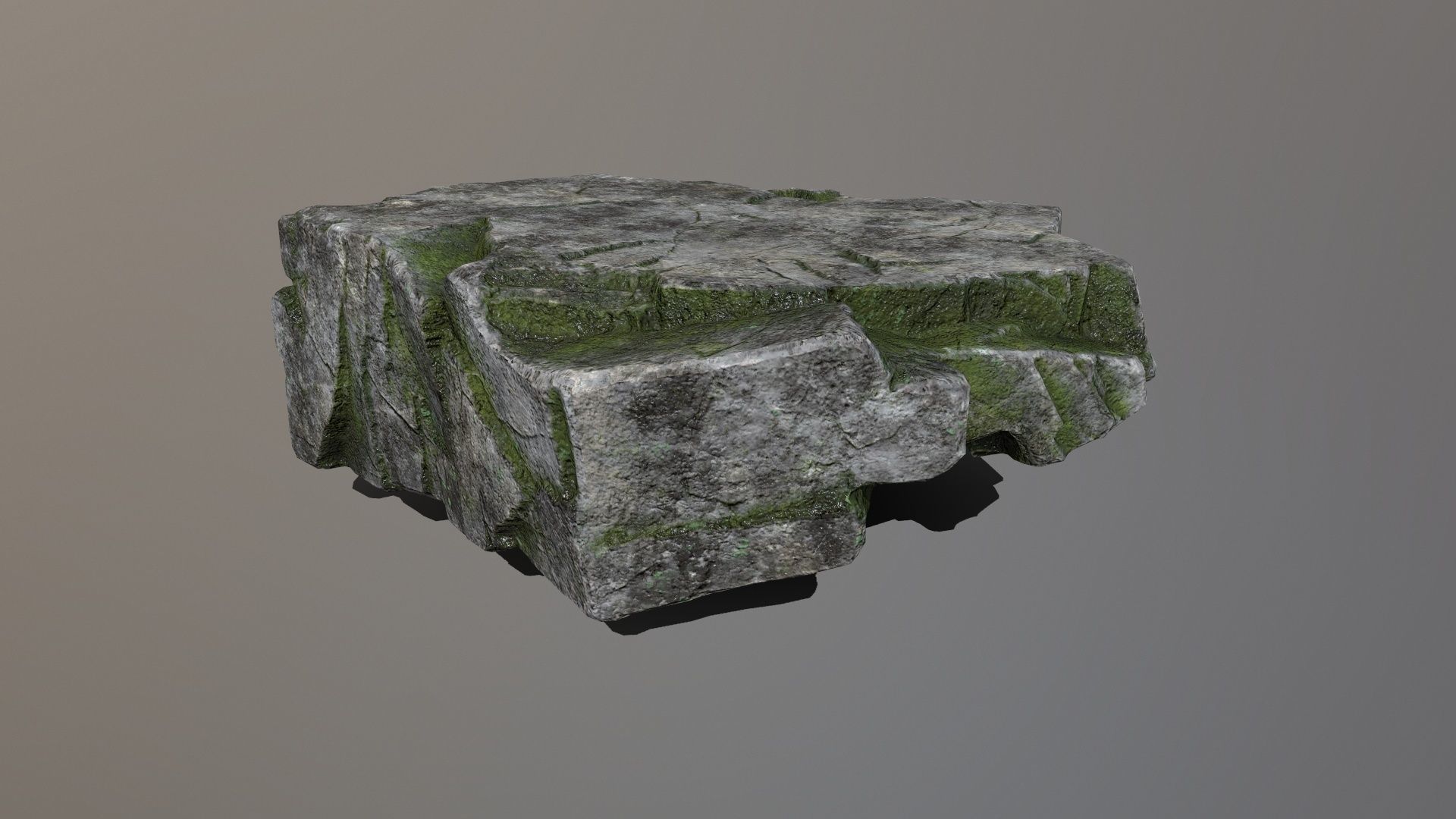 Rock Set Low-poly 3D model_25