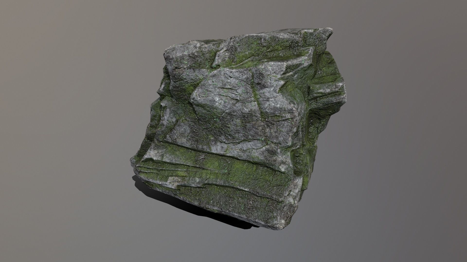 Rock Set Low-poly 3D model_31