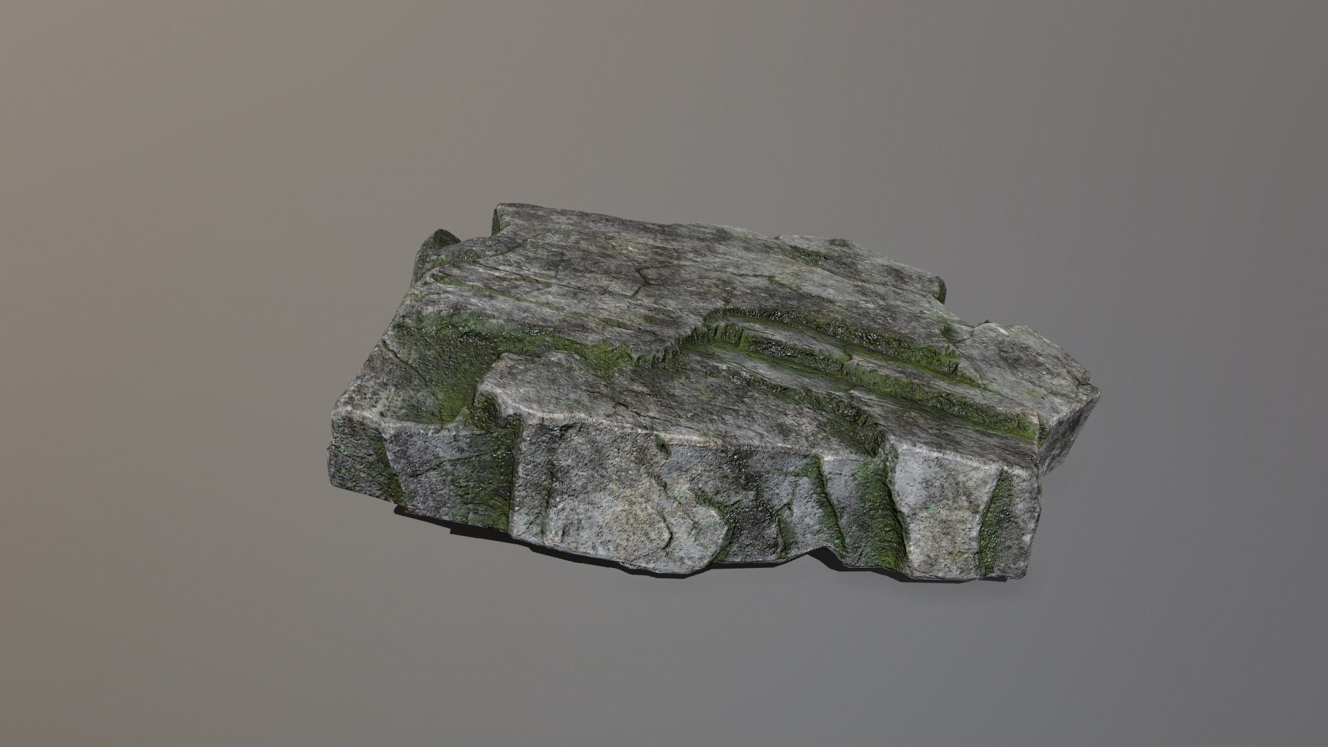 Rock Set Low-poly 3D model_19