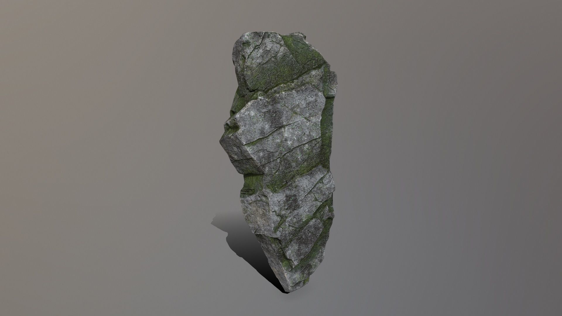 Rock Set Low-poly 3D model_37