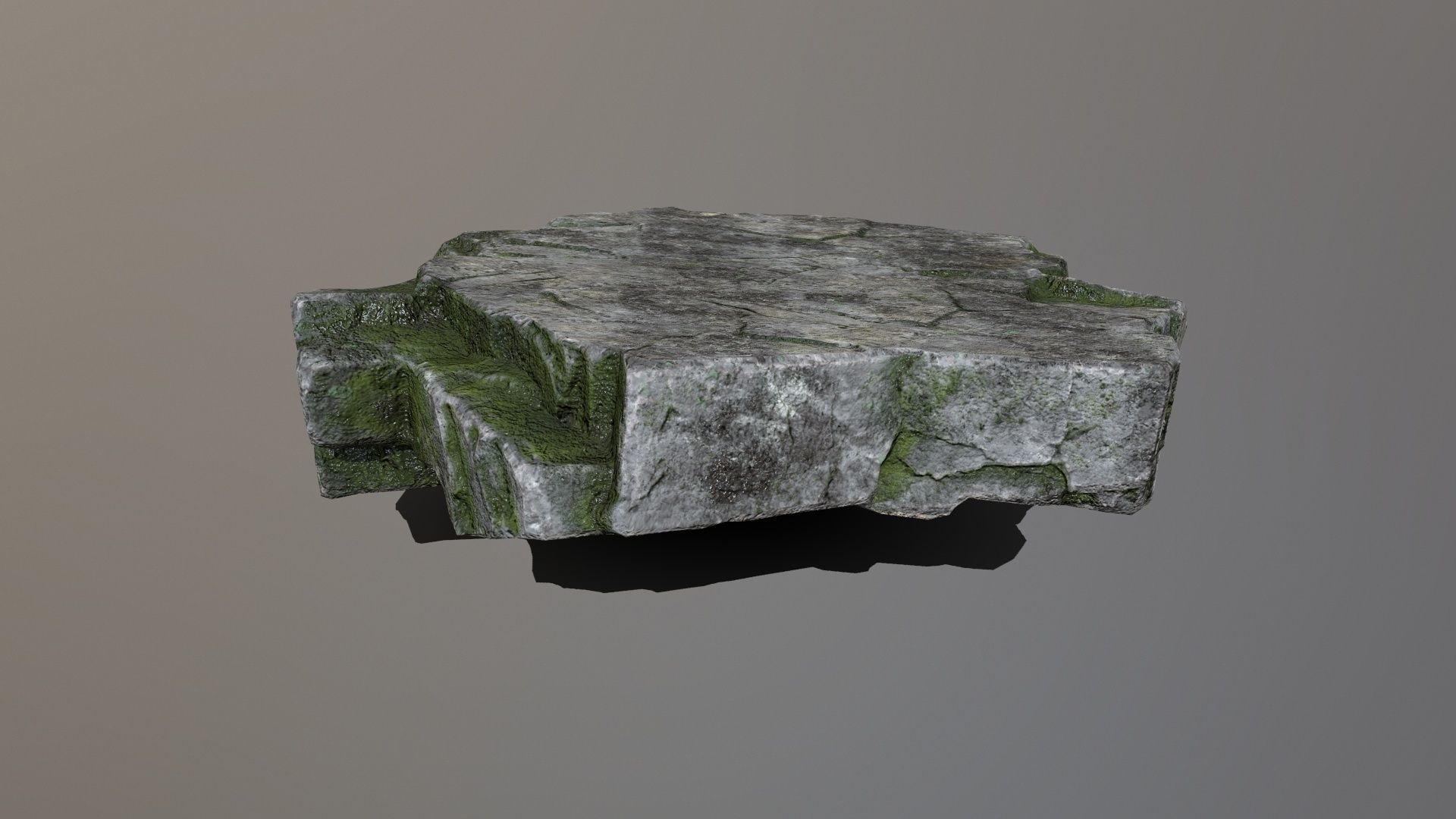 Rock Set Low-poly 3D model_24