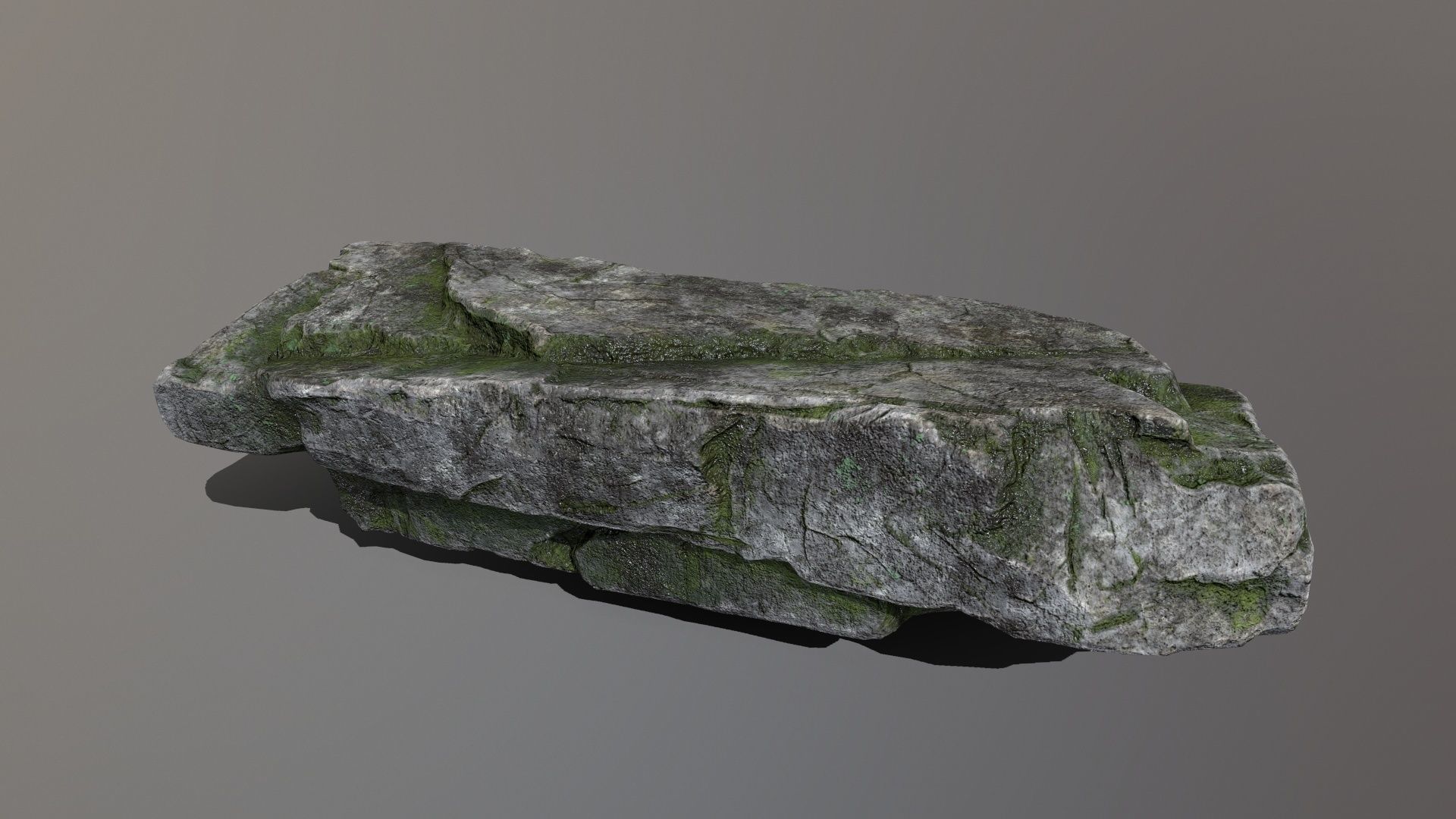 Rock Set Low-poly 3D model_11