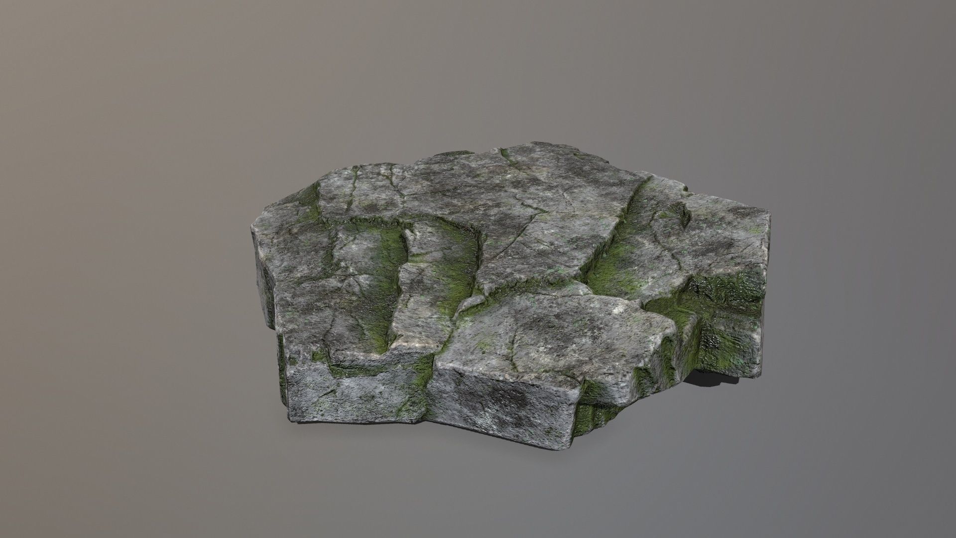 Rock Set Low-poly 3D model_18