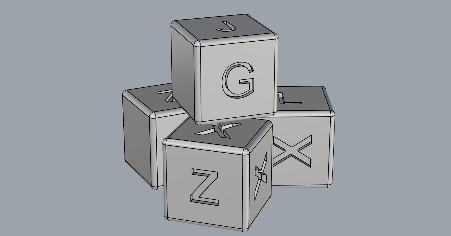 Baby Cubes Free 3D model_4