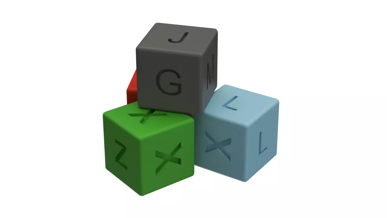 Baby Cubes Free 3D model_0