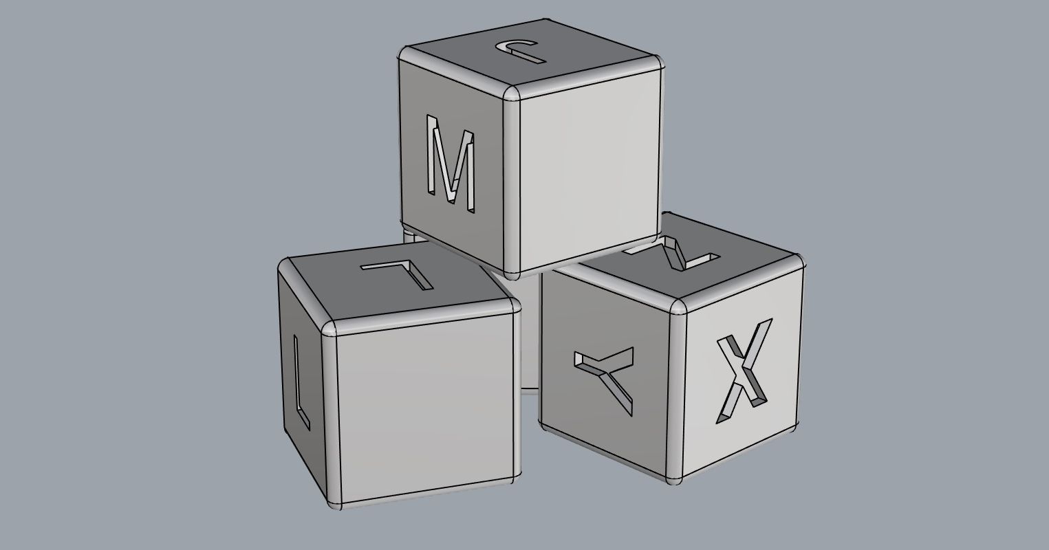 Baby Cubes Free 3D model_6