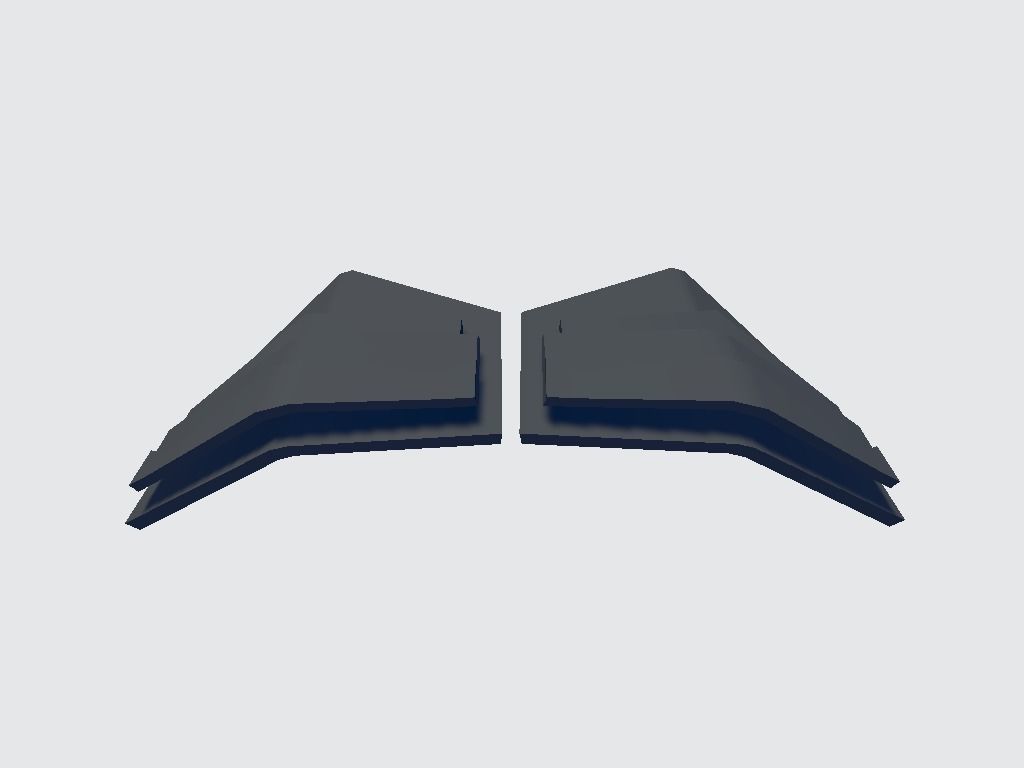 Military Band Rear Layer Low-poly 3D model_6