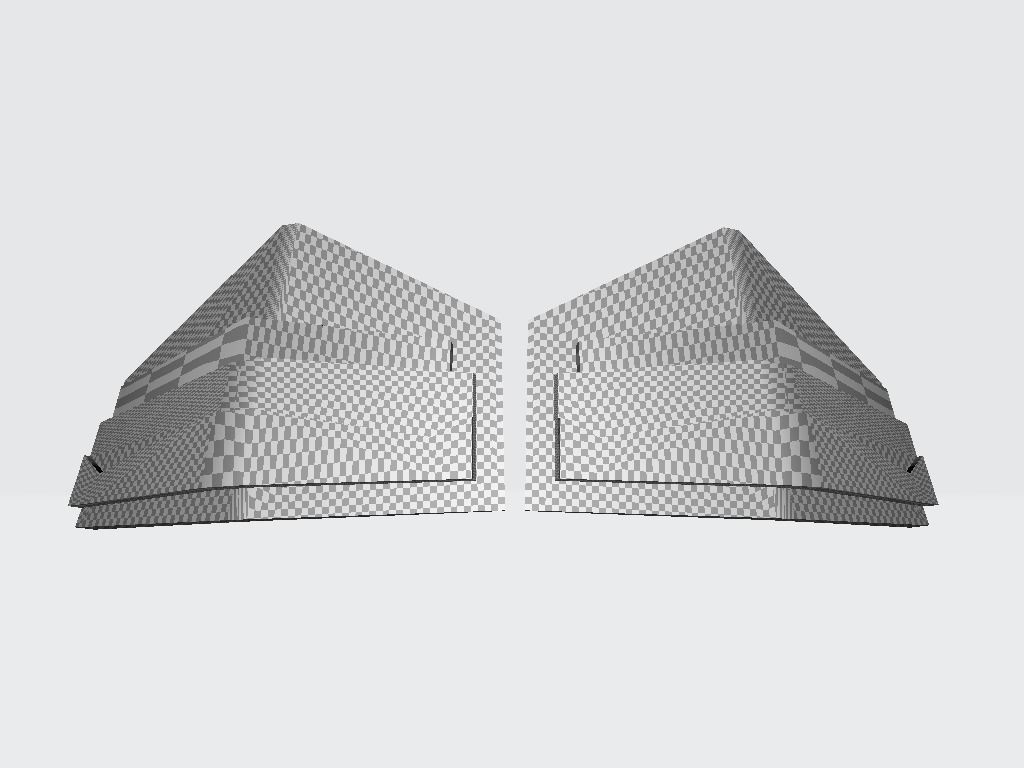 Military Band Rear Layer Low-poly 3D model_17