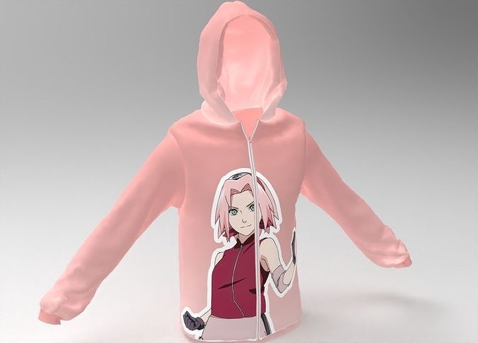 3D hoodie - 2 Models 3D model
