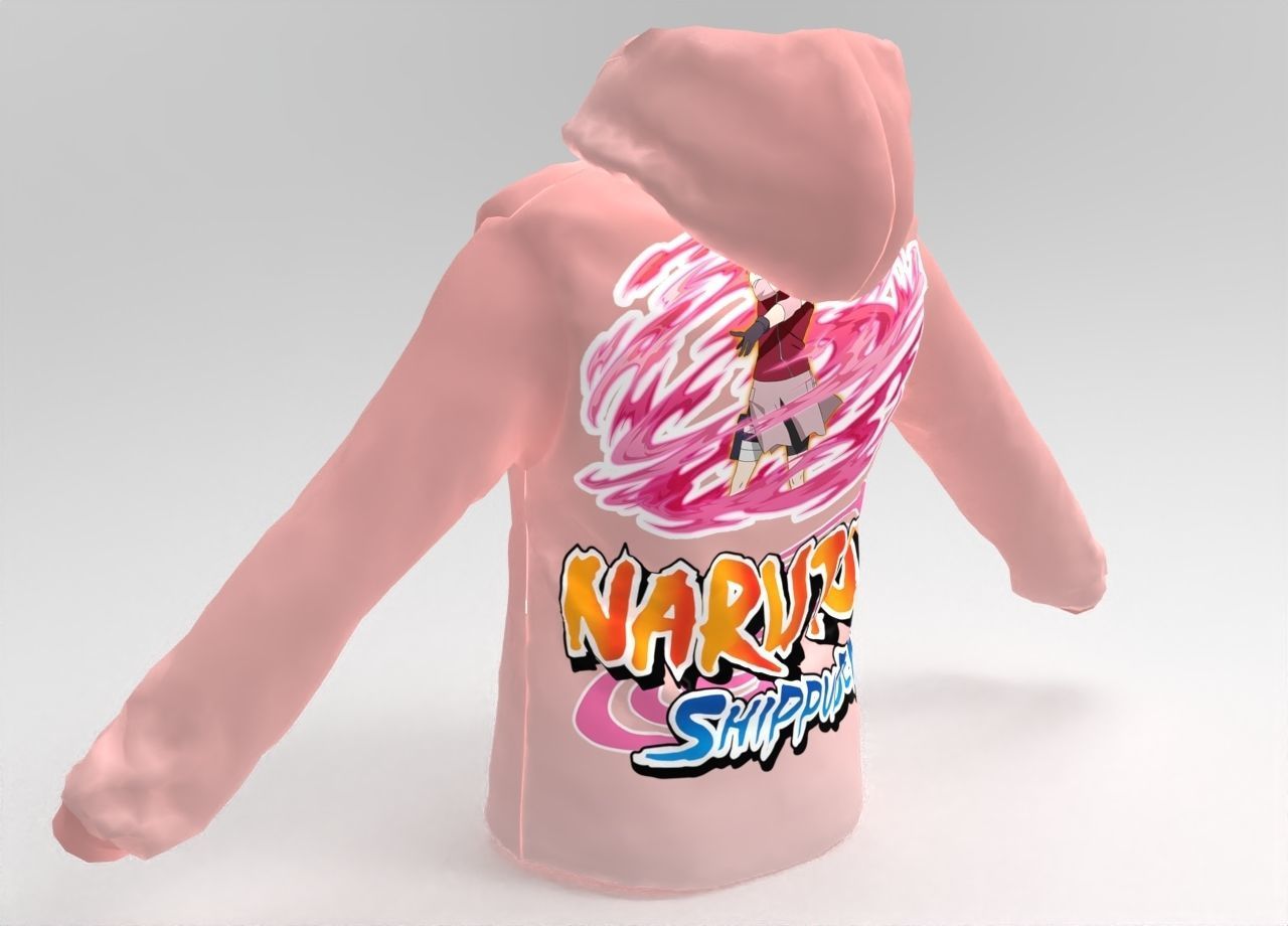 3D hoodie - 2 Models 3D model_6