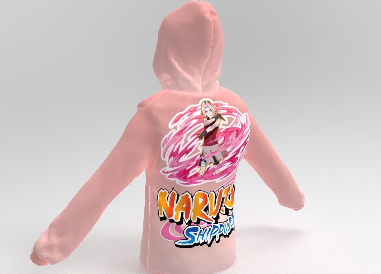 3D hoodie - 2 Models 3D model_2
