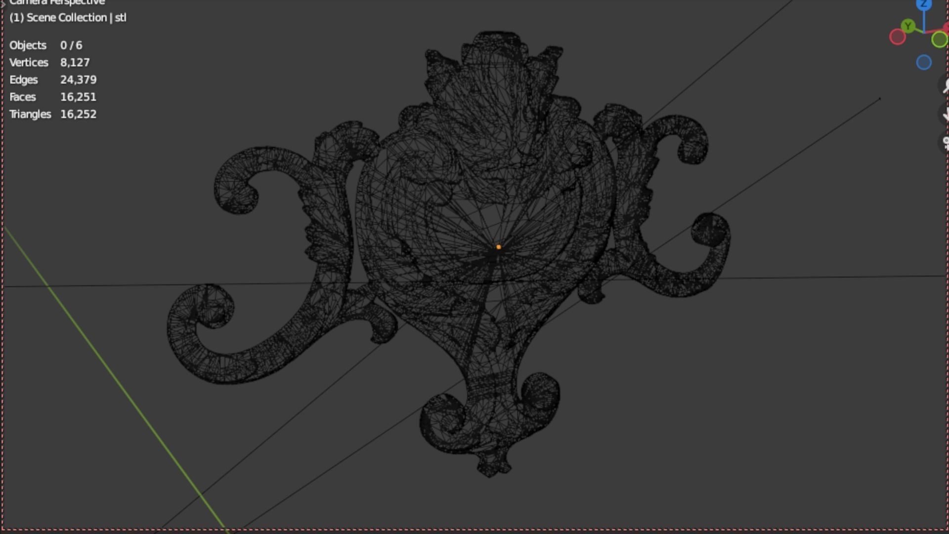 Classic decor ornament 63 3D print model_6