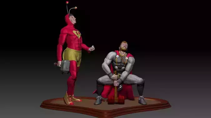 Thor Vs Chapulin Colorado -  Who is Worthy 3D print model
