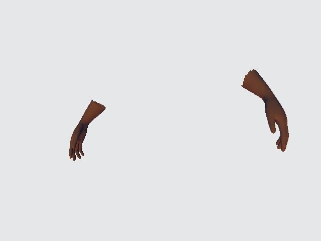 Hands pair of gloves Low-poly 3D model_11