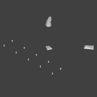 Dimetrodon Loomisi Left Arm STL 3D print model_7