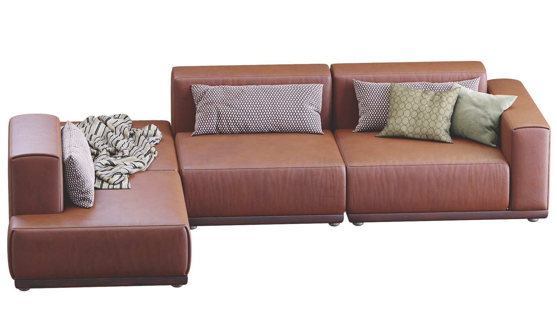 Sofa Xyz Leather 1 3D model_5