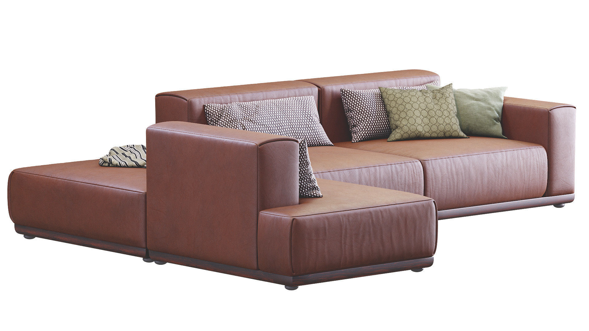 Sofa Xyz Leather 1 3D model_8