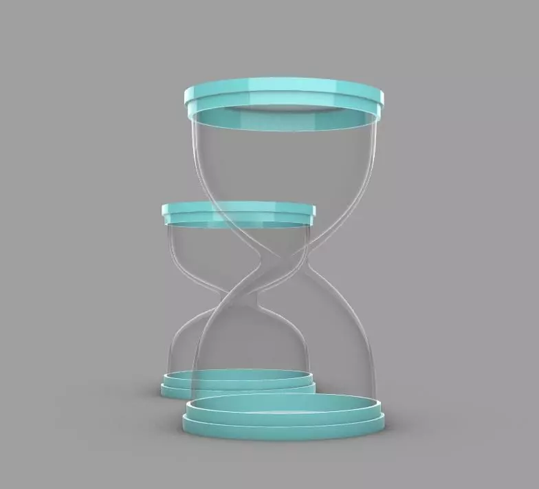 hourglass 3D model_0