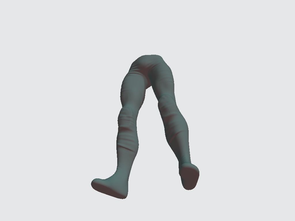 Military Pants Low-poly 3D model_15
