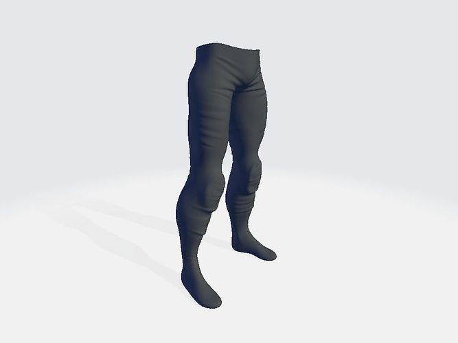 Military Pants Low-poly 3D model