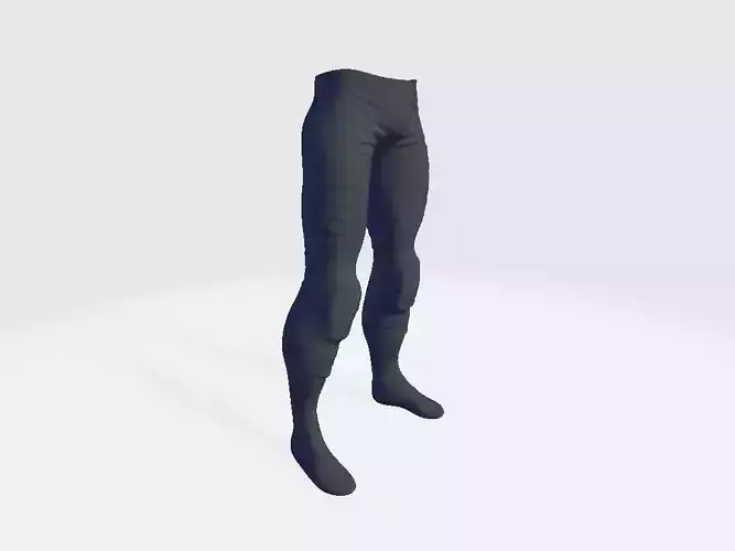 Military Pants Low-poly 3D model
