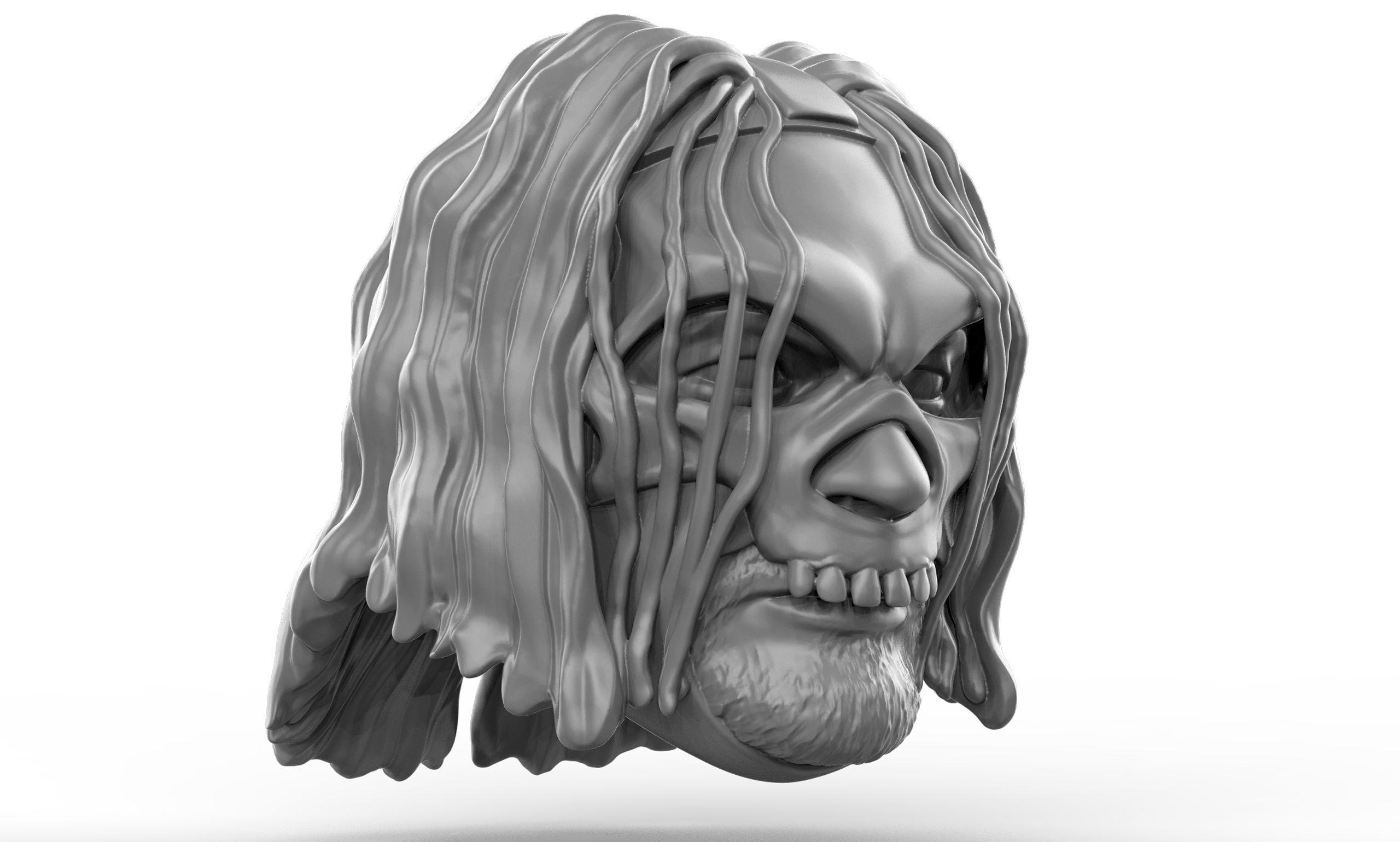 Mortis 2 versions and shoulder pad 3D printable heads 3D print model_11