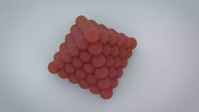 Bubble pyramid candle