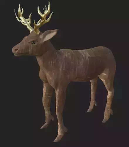 deer statue Free 3D model