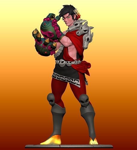 Zagreus from Hades 3D print model