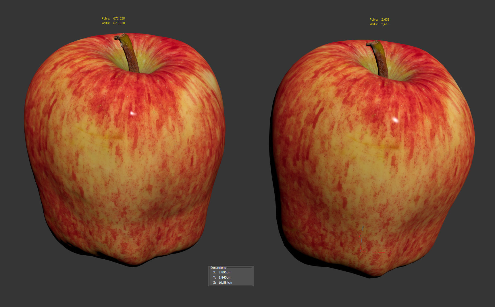 Apple 3D model_9