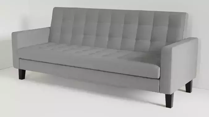 VEHKOO Fabric Sofa Bed Light Grey