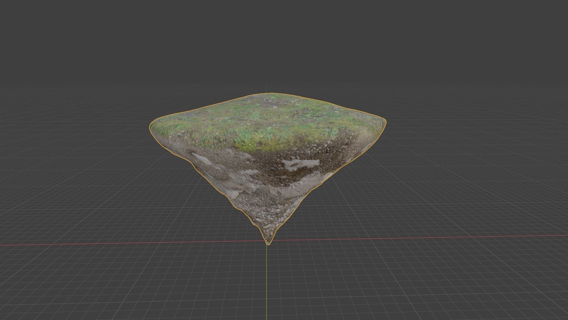 Floating Island 3D model_7