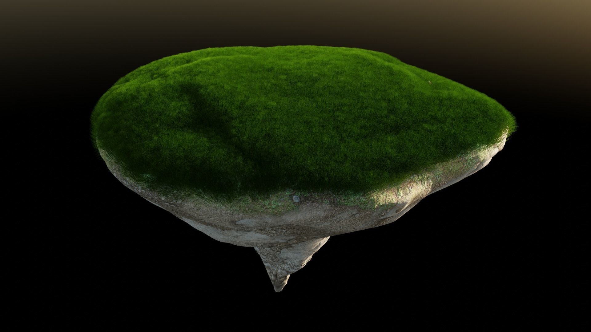 Floating Island 3D model_3